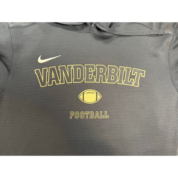 Nike Vanderbilt Commodores Football Hoodie Medium Gray Pullover Graphic Mens - Picture 3 of 13